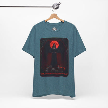 “Lilith Ascendant — She Who Will Not Kneel.” Graphic T-Shirt – Alt Aesthetic Poetic Goth Street-wear