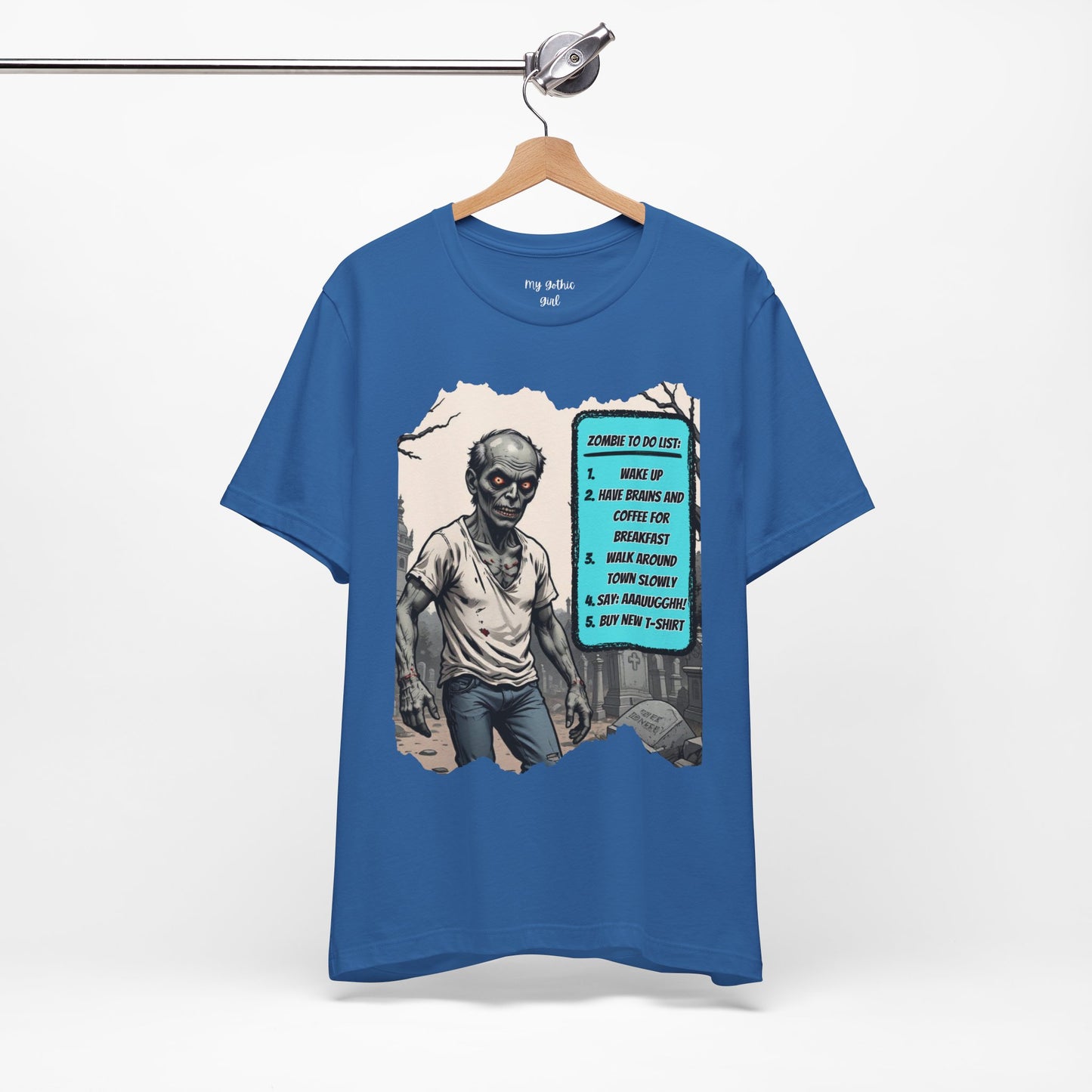 My Gothic Girl "Zombie: To Do List"  – Whimsy Goth Streetwear, Dark Poetry Fashion, Alt Aesthetic Apparel