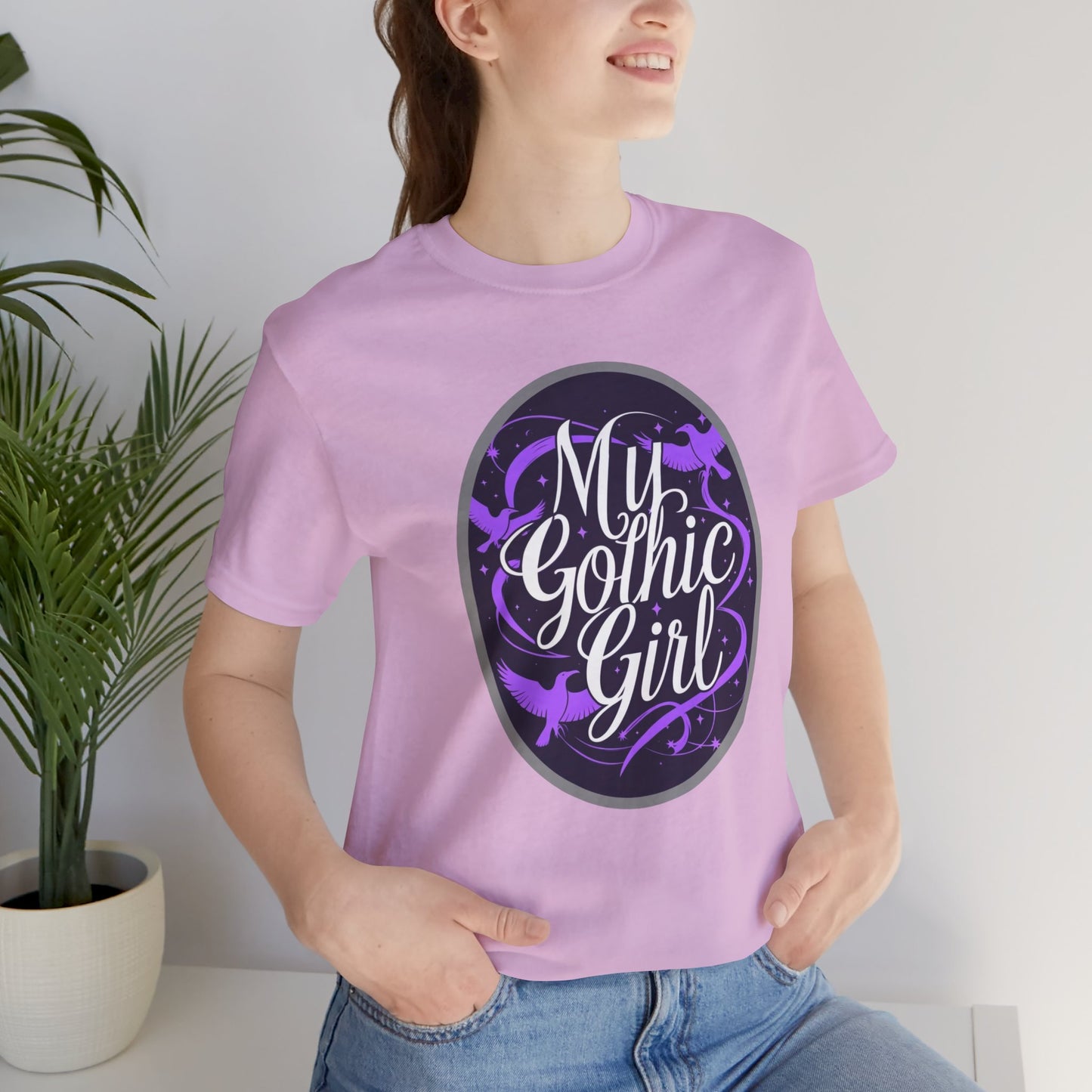 My Gothic Girl Poetic Goth Graphic Tee – Dark Alt Aesthetic Streetwear Fashion