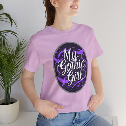 My Gothic Girl Poetic Goth Graphic Tee – Dark Alt Aesthetic Streetwear Fashion