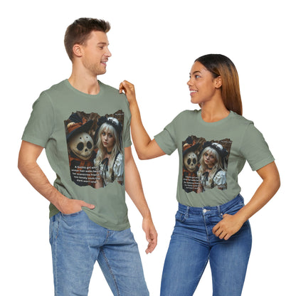 My Gothic Girl T-Shirt "Scarecrow Friend" – Whimsy Goth Streetwear, Dark Poetry Fashion, Alt Aesthetic Apparel
