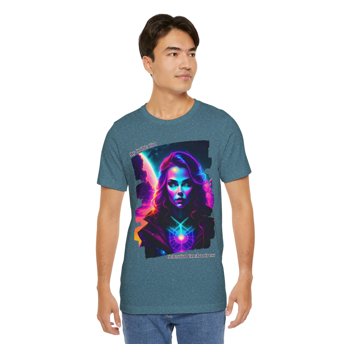 Celestial Enchantress Poetic Goth Graphic Tee – My Gothic Girl