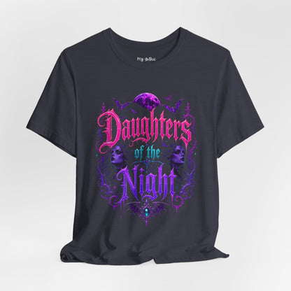 Daughters of the Night Tee — Gothic Vampire Moon Graphic T-Shirt