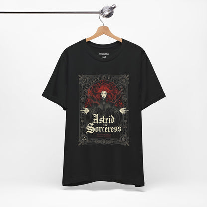 Astrid the Sorceress Gothic T-Shirt | Dark Fantasy Witch Tee