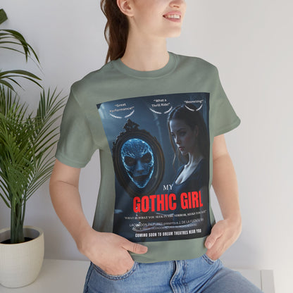 My Gothic Girl "Movie Poster" Graphic Tee – Gothic Streetwear, Whimsy Goth, Dark Poetry Alt Fashion