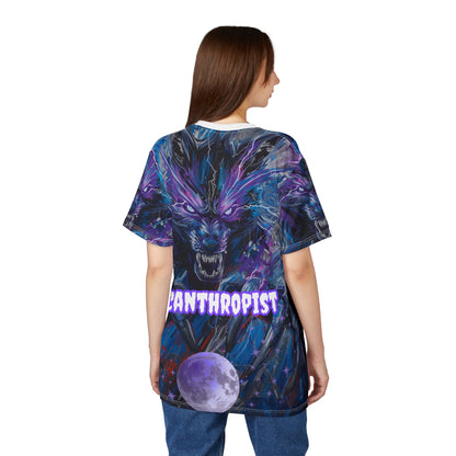 Lycanthropist Werewolf and Moon Gothic Graphic T-Shirt – Dark Romance All Over Print My Gothic Girl