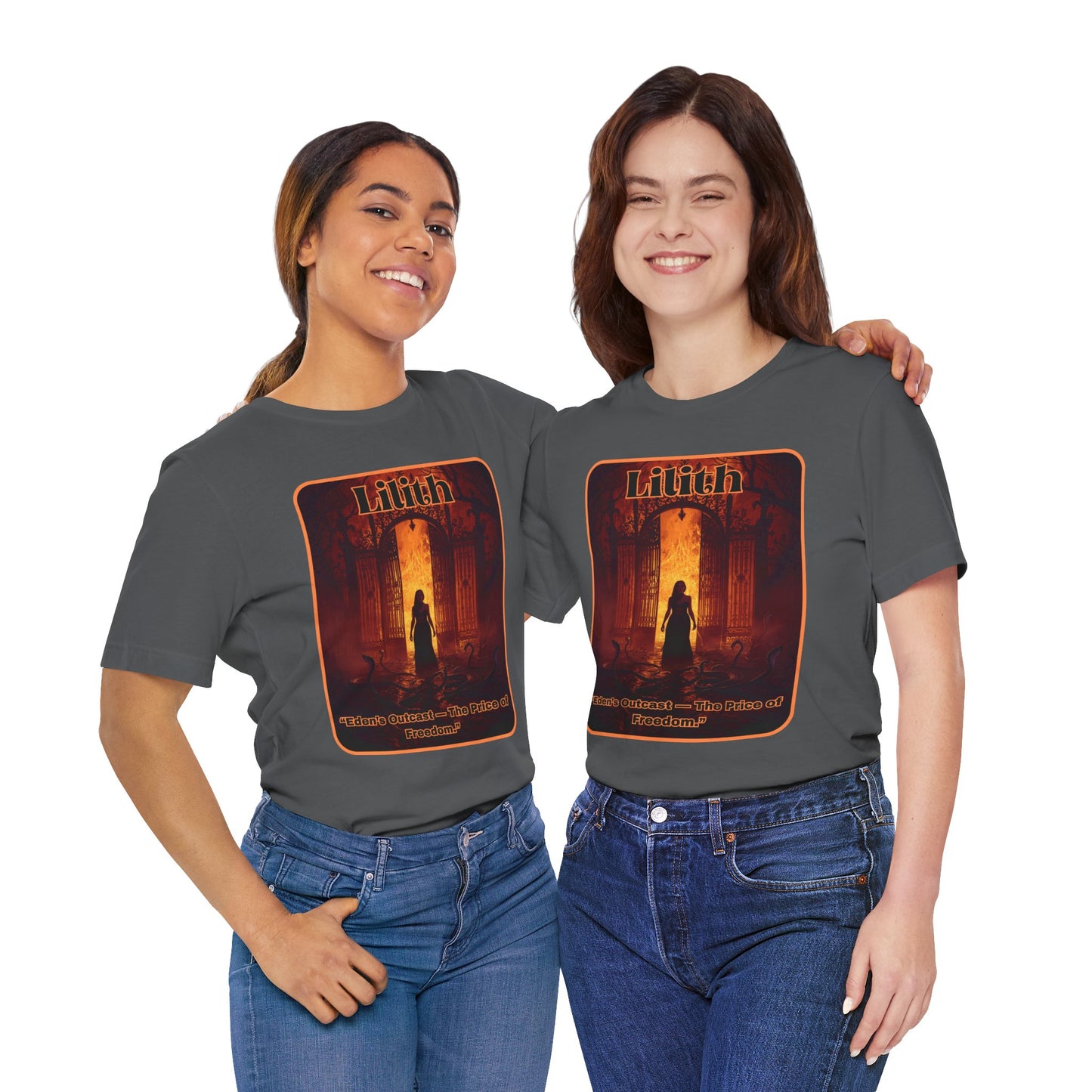 “Lilith  —  Eden’s Outcast, The Price of Freedom.” Graphic T-Shirt – Alt Aesthetic Poetic Goth Street-wear