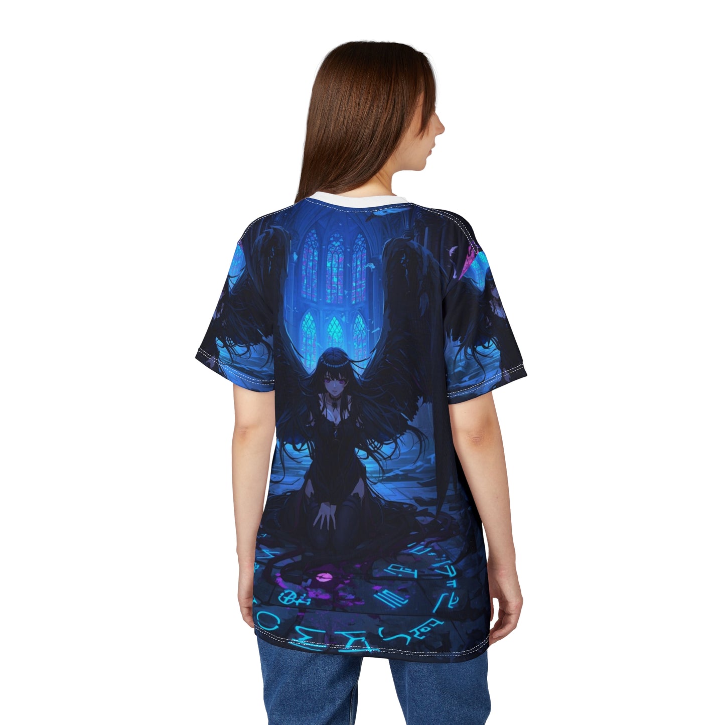 Fallen Angel in Ruins Gothic Tee