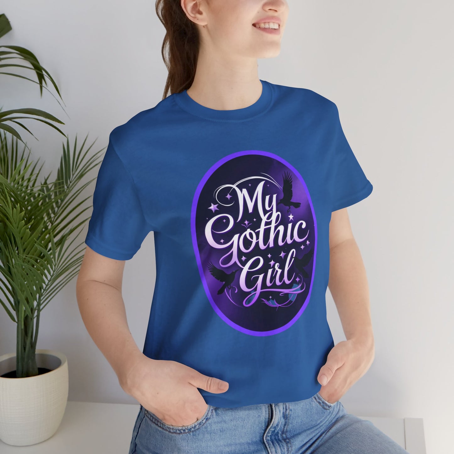 My Gothic Girl Poetic Goth Graphic Tee – Dark Alt Aesthetic Streetwear Fashion