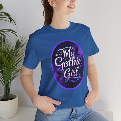 My Gothic Girl Poetic Goth Graphic Tee – Dark Alt Aesthetic Streetwear Fashion