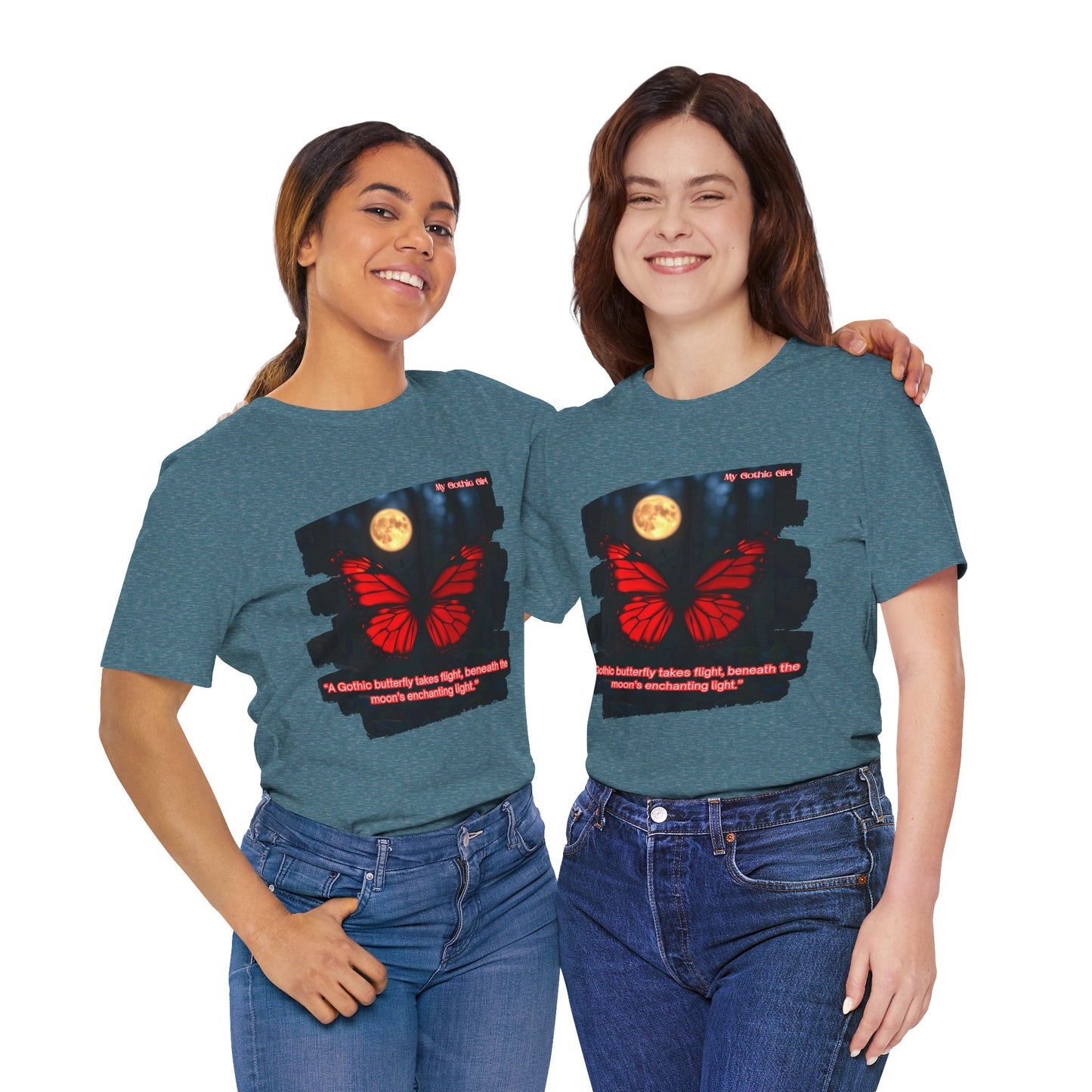My Gothic Girl Graphic Tee – Whimsy Goth Streetwear, Dark Poetry Fashion, Alt Aesthetic Apparel