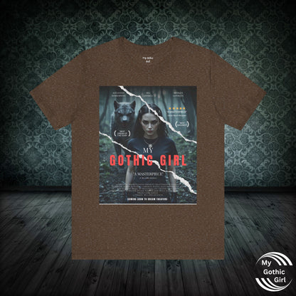 My Gothic Girl T-Shirt "Movie Poster" – Whimsy Goth Streetwear, Dark Poetry Fashion, Alt Aesthetic Apparel