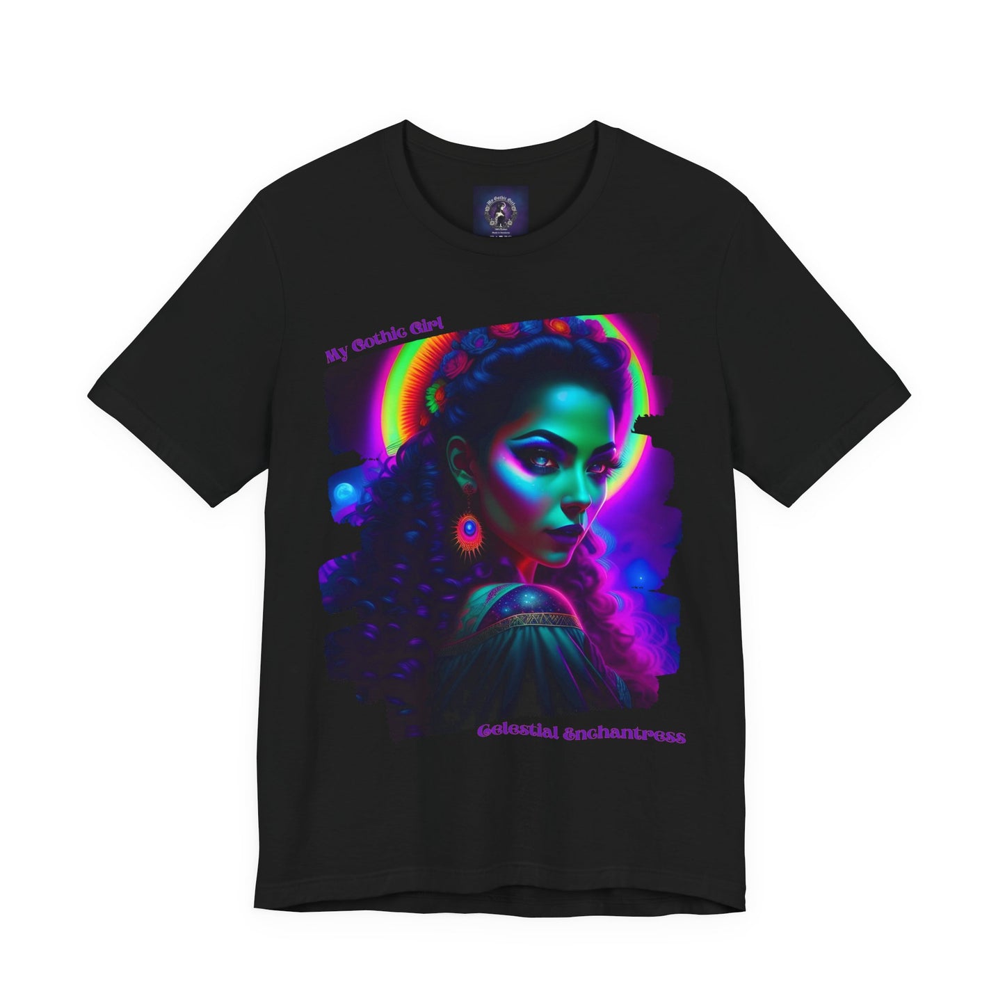 Celestial Enchantress Poetic Goth Graphic Tee – My Gothic Girl