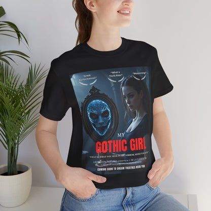 My Gothic Girl "Movie Poster" Graphic Tee – Gothic Streetwear, Whimsy Goth, Dark Poetry Alt Fashion