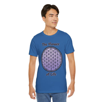 "The Flower of Life"  Gothic Graphic T-Shirt – Alt Aesthetic Poetic Goth Street-wear