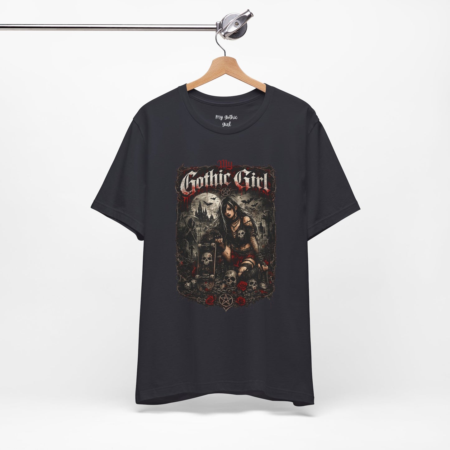 My Gothic Girl - Skater Girl Short Sleeve T Shirt