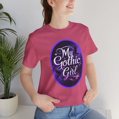 My Gothic Girl Poetic Goth Graphic Tee – Dark Alt Aesthetic Streetwear Fashion