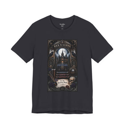 Back to School Gothic T-Shirt — Haunted Academy Illustration