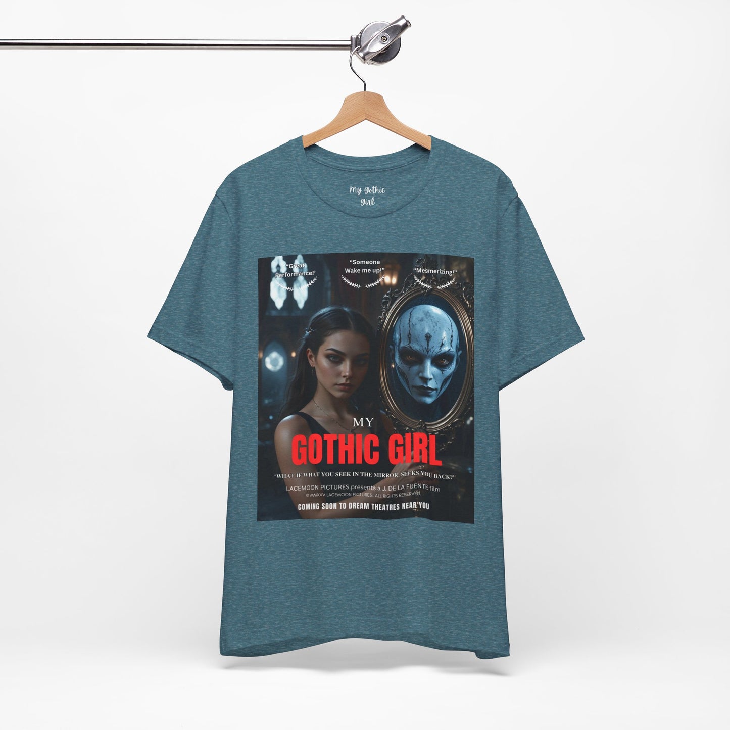 My Gothic Girl T-Shirt "Movie Poster" – Whimsy Goth Streetwear, Dark Poetry Fashion, Alt Aesthetic Apparel