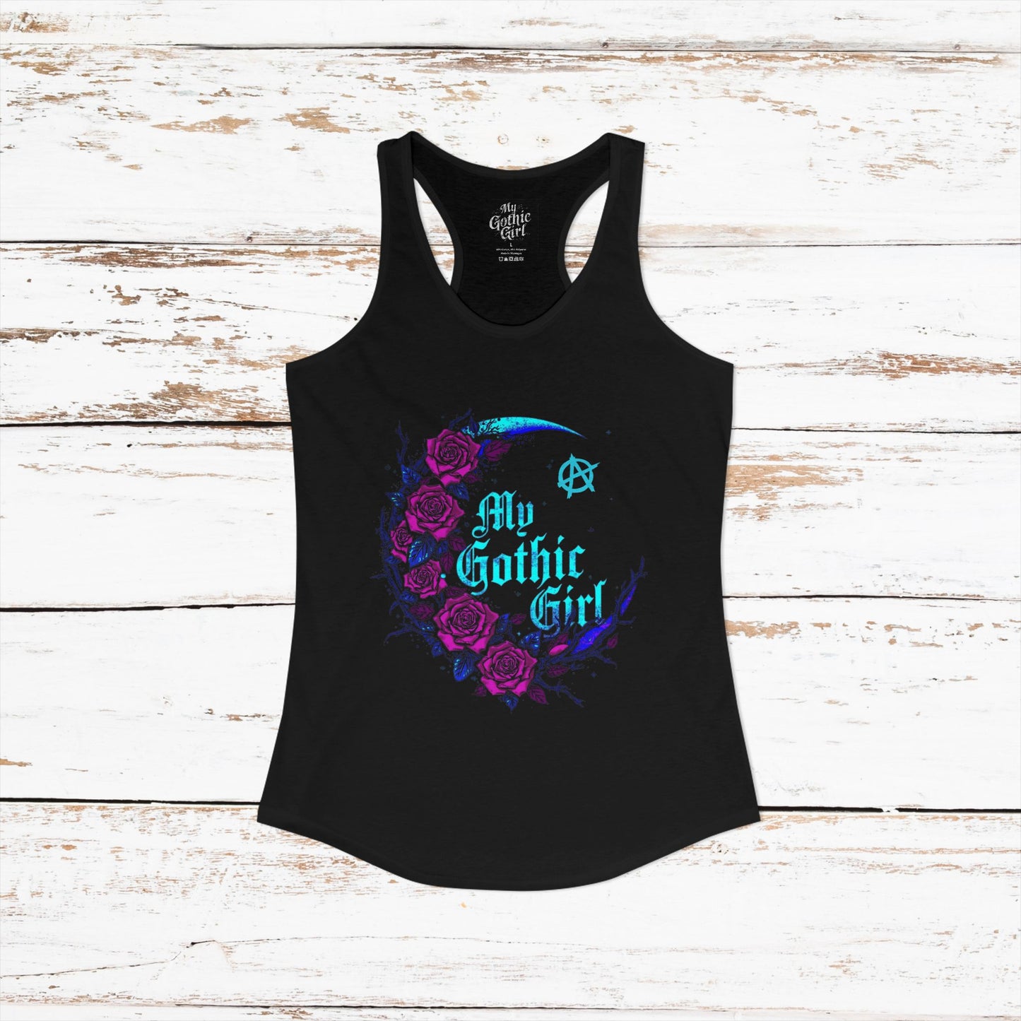 My Gothic Girl Celestial Lunar Garden Gothic Racerback Tee