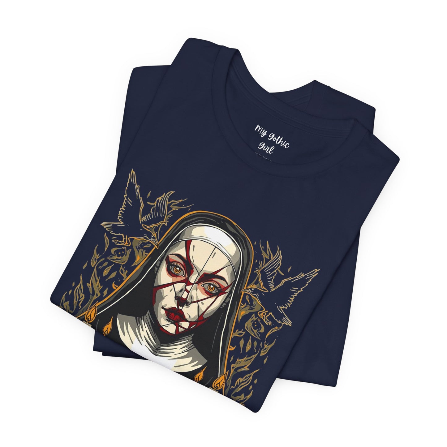Nocturne Nun Gothic Pop Art T-Shirt