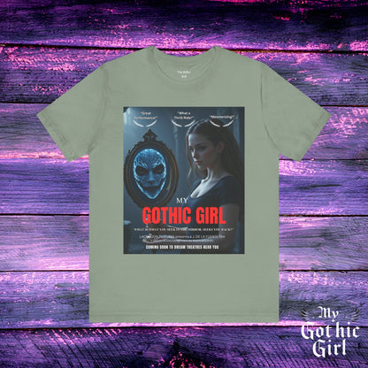 My Gothic Girl "Movie Poster" Graphic Tee – Gothic Streetwear, Whimsy Goth, Dark Poetry Alt Fashion