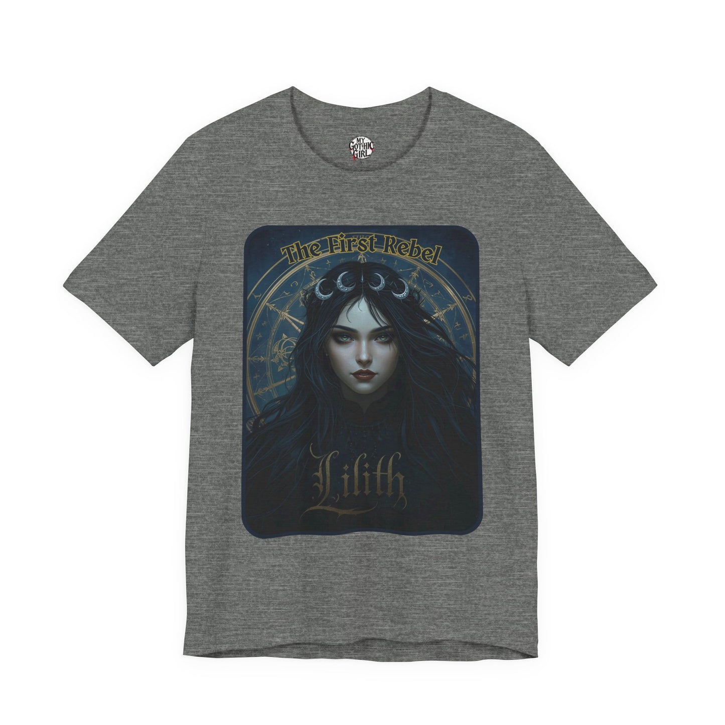The First Rebel -"Lilith" Graphic T-Shirt – Alt Aesthetic Poetic Goth Street-wear