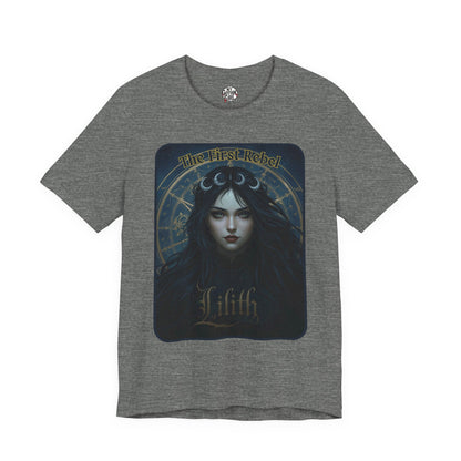 The First Rebel -"Lilith" Graphic T-Shirt – Alt Aesthetic Poetic Goth Street-wear
