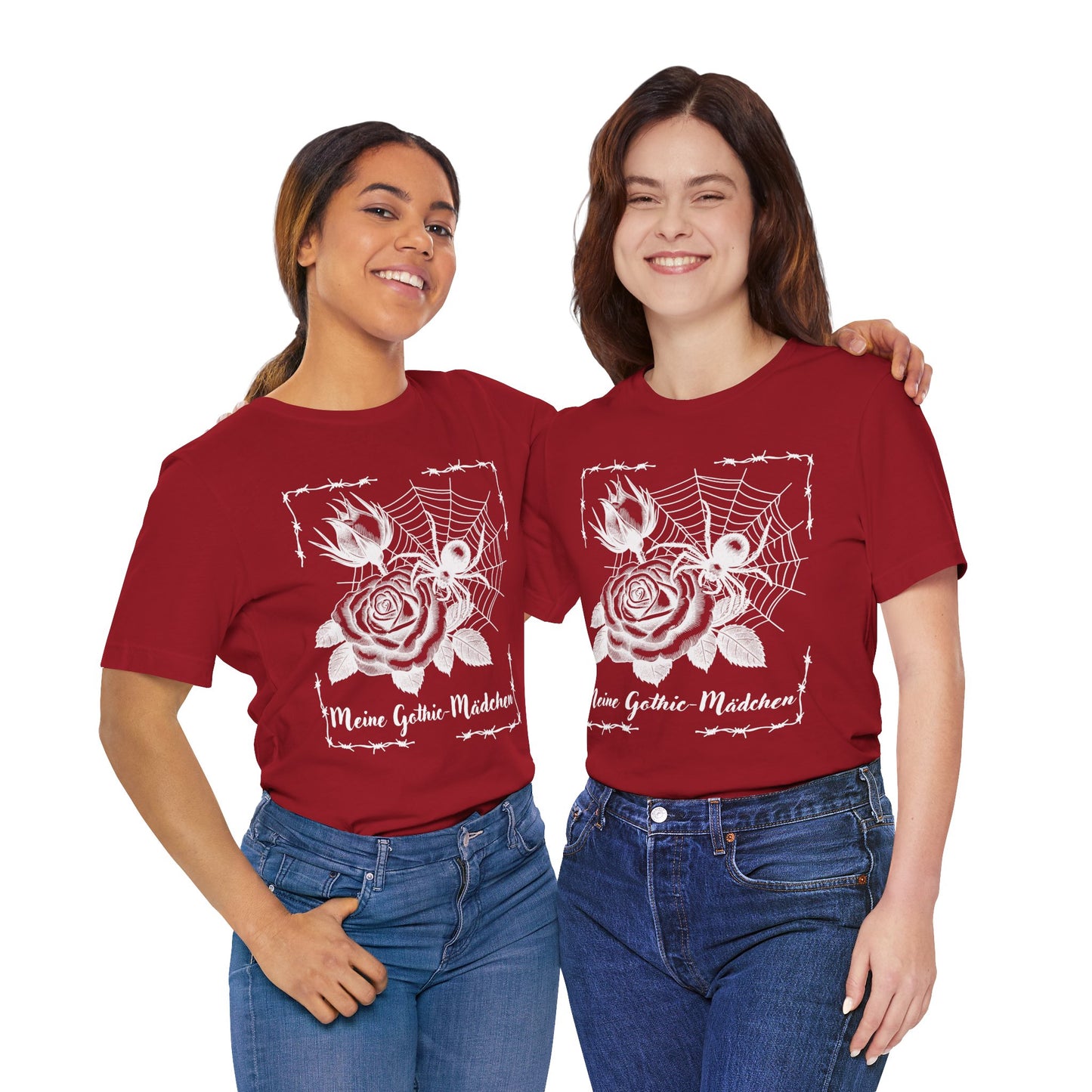 Gothic T-Shirts for Women & Men "Meine Gothic-Mädchen" Dark Aesthetic & Alternative Tees – My Gothic Girl
