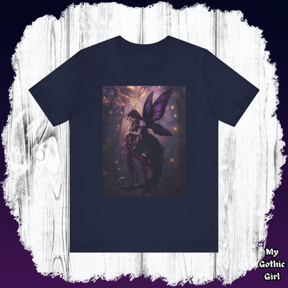 My Gothic Girl "Gothic Fairy" Graphic T-Shirt Unisex Gothic Dark Fashion Casual Wear