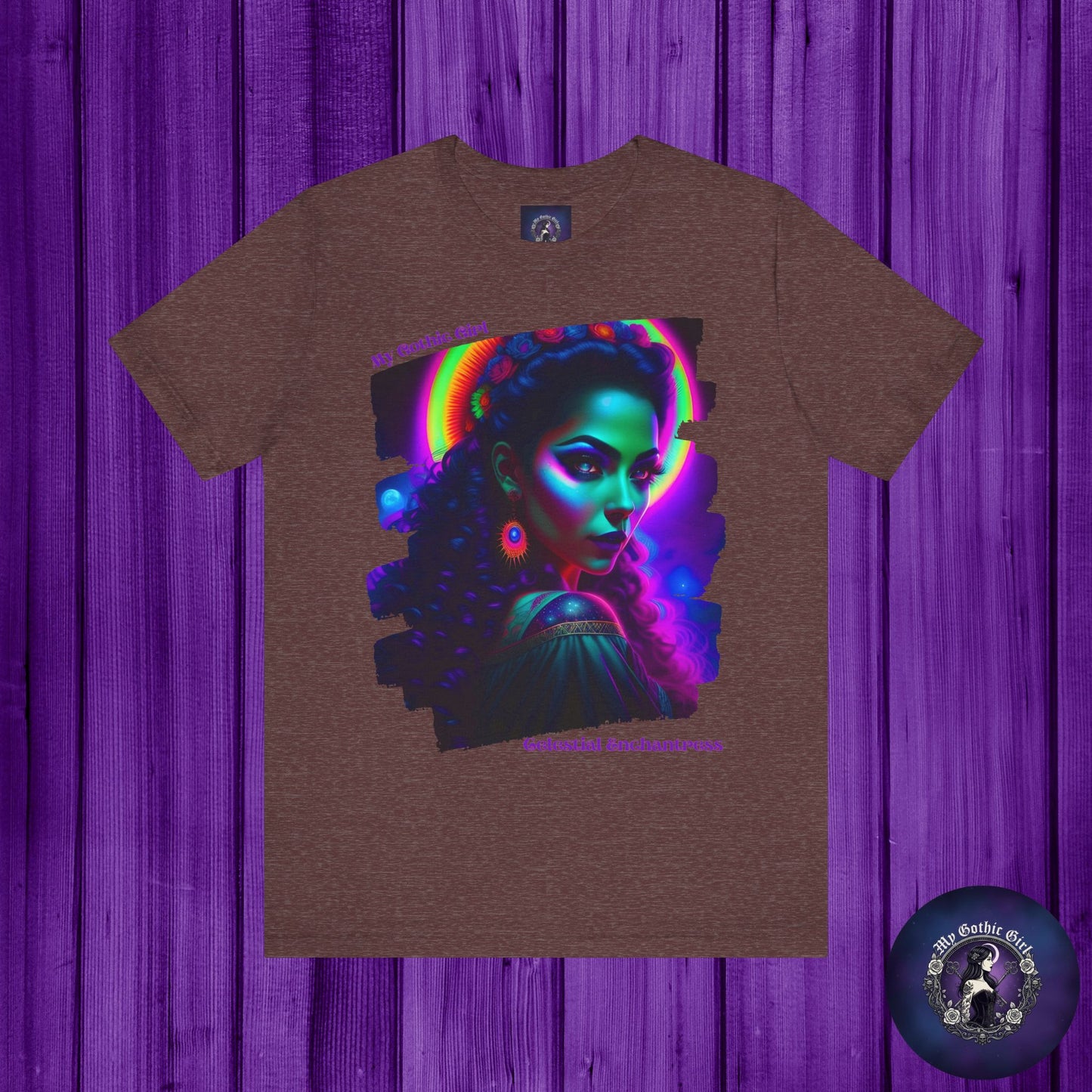 Celestial Enchantress Poetic Goth Graphic Tee – My Gothic Girl