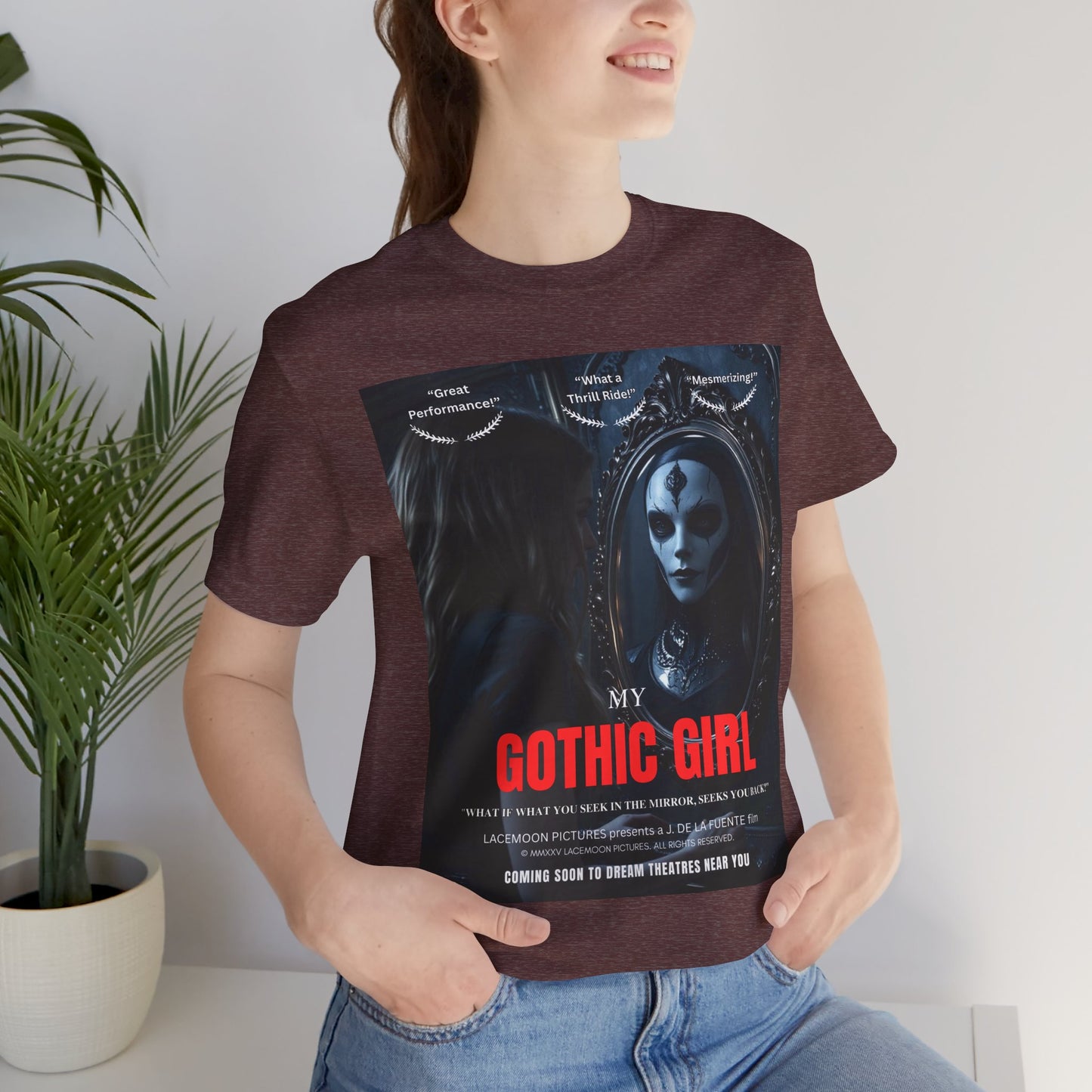 My Gothic Girl Graphic Tee – Whimsy Goth Streetwear, Dark Poetry Fashion, Alt Aesthetic Apparel