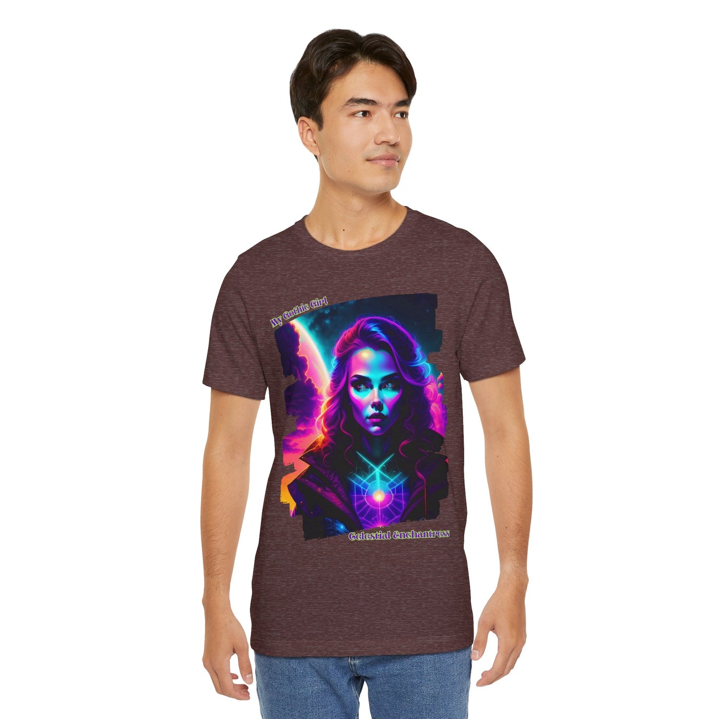 Celestial Enchantress Poetic Goth Graphic Tee – My Gothic Girl