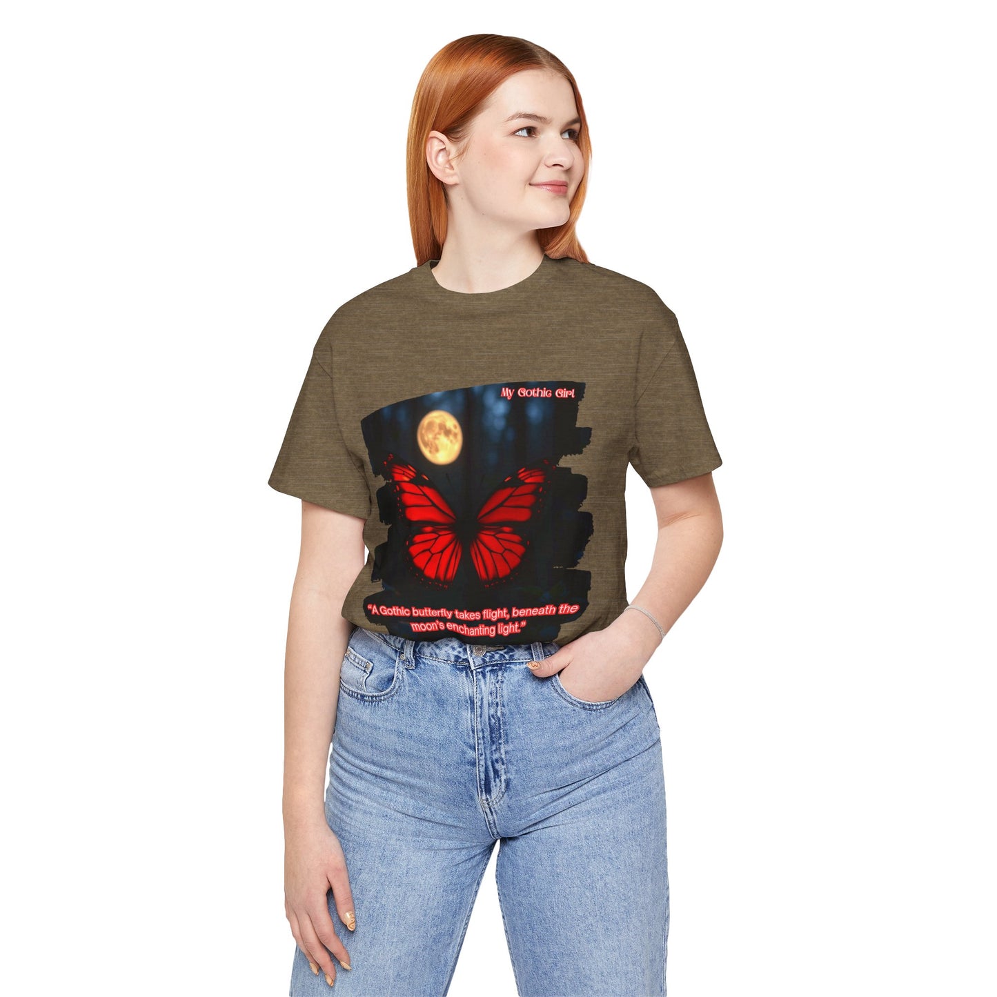 My Gothic Girl Graphic Tee – Whimsy Goth Streetwear, Dark Poetry Fashion, Alt Aesthetic Apparel