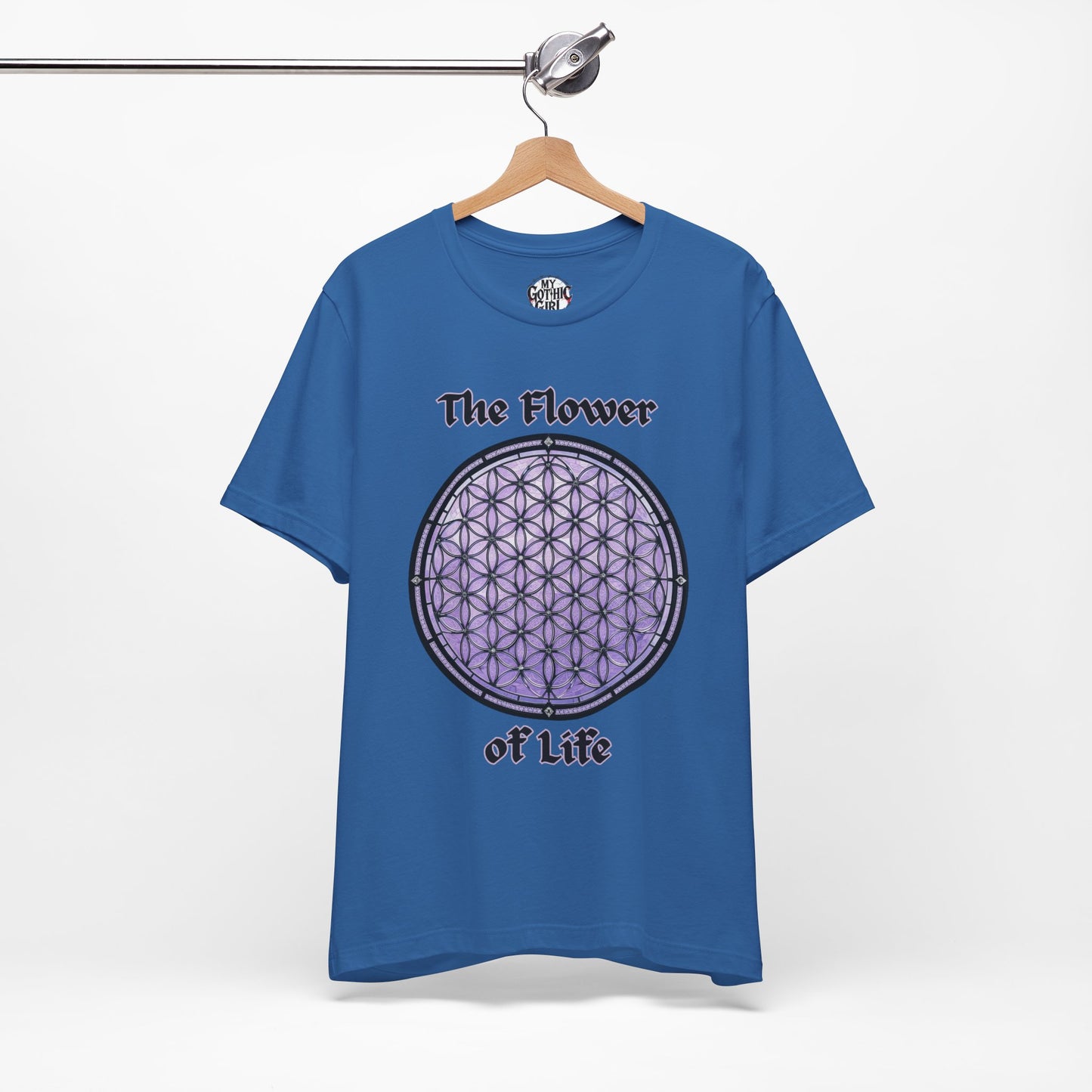 "The Flower of Life"  Gothic Graphic T-Shirt – Alt Aesthetic Poetic Goth Street-wear