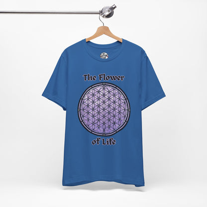 "The Flower of Life"  Gothic Graphic T-Shirt – Alt Aesthetic Poetic Goth Street-wear