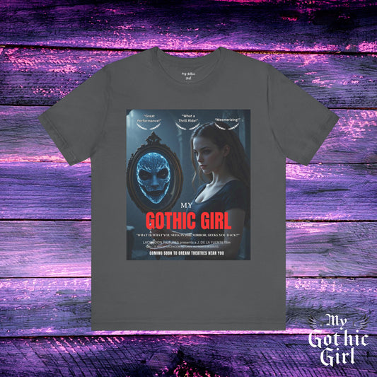 My Gothic Girl "Movie Poster" Graphic Tee – Gothic Streetwear, Whimsy Goth, Dark Poetry Alt Fashion