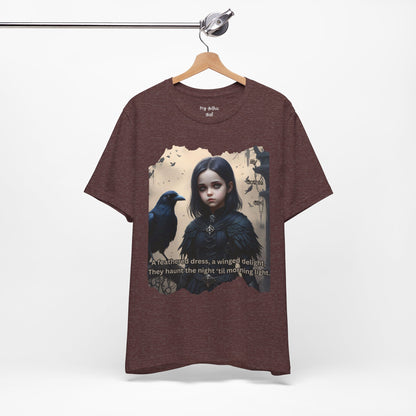 My Gothic Girl T-Shirt "Black Raven"  Whimsy Goth, Goth Fashion, Poetic Gothic Street Wear
