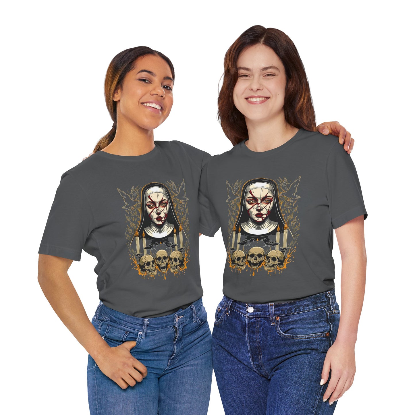 Nocturne Nun Gothic Pop Art T-Shirt
