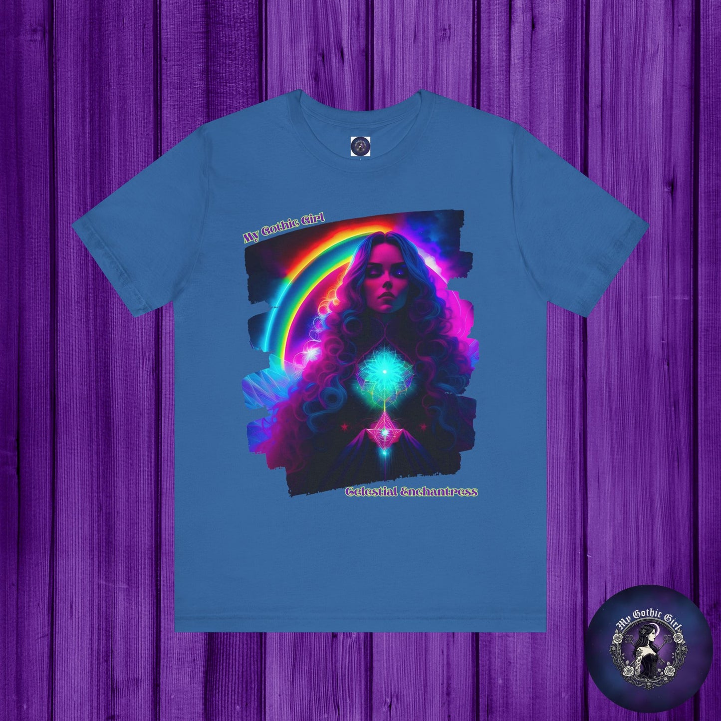 Celestial Enchantress Poetic Goth Graphic Tee – My Gothic Girl