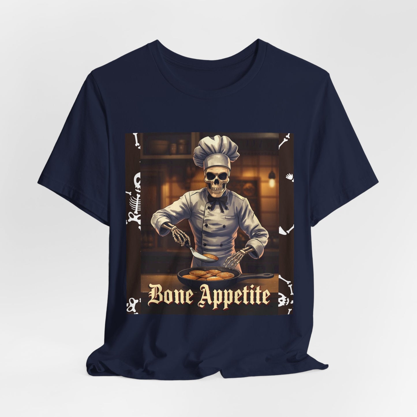 My Gothic Girl "Bone Appetite" Graphic T-Shirt Unisex Gothic Dark Fashion Casual Wear