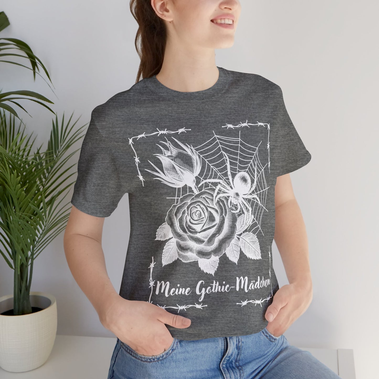 Gothic T-Shirts for Women & Men "Meine Gothic-Mädchen" Dark Aesthetic & Alternative Tees – My Gothic Girl