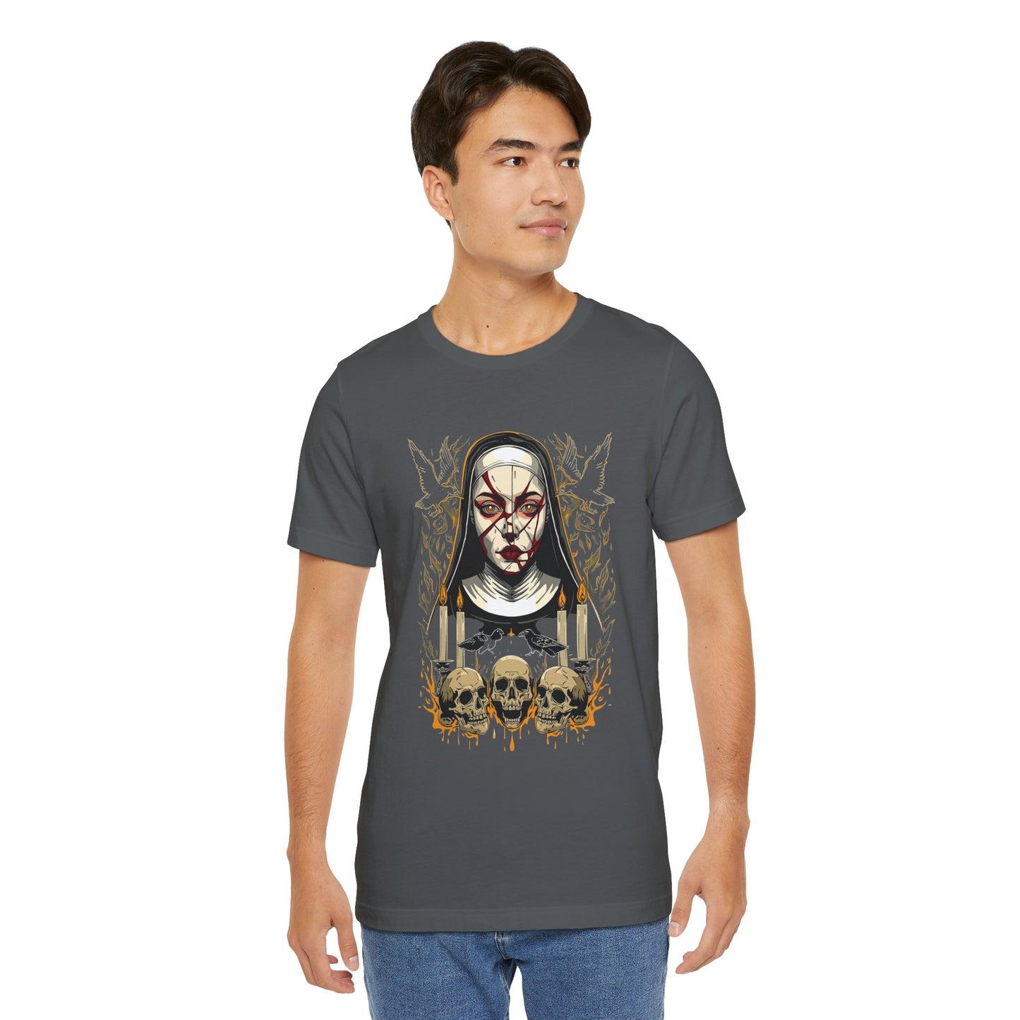 Nocturne Nun Gothic Pop Art T-Shirt