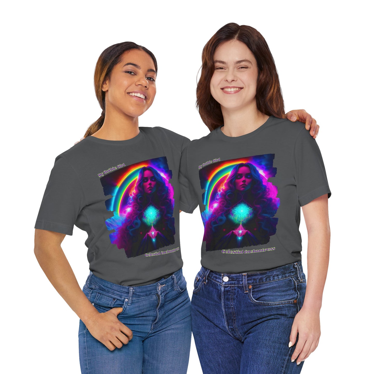 Celestial Enchantress Poetic Goth Graphic Tee – My Gothic Girl