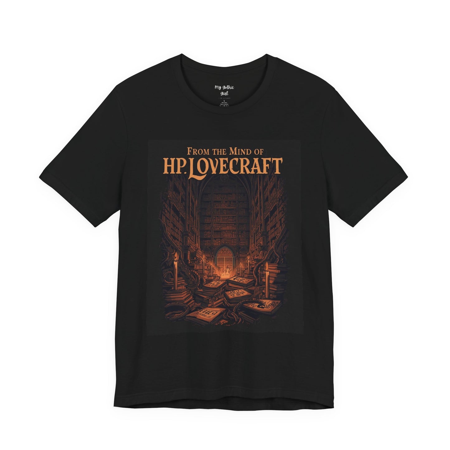 "From The Mind Of H.P. Lovecraft" Gothic Literary Library T-Shirt