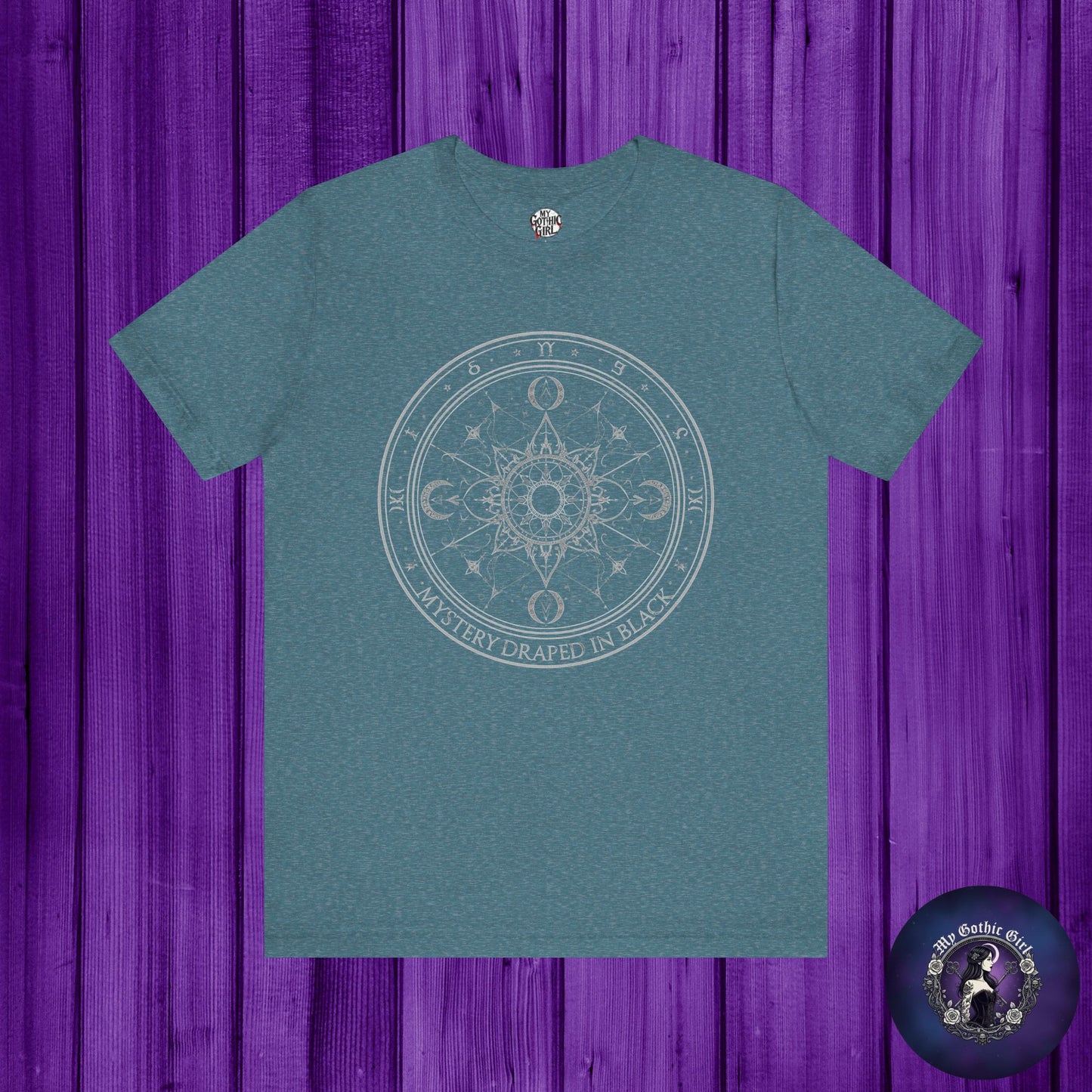 Copy of “Midnight Toy-maker's Creation” —hand-stitched Gothic doll Graphic T-Shirt – Alt Aesthetic Poetic Goth Street-wear