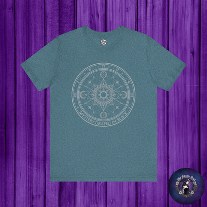Copy of “Midnight Toy-maker's Creation” —hand-stitched Gothic doll Graphic T-Shirt – Alt Aesthetic Poetic Goth Street-wear