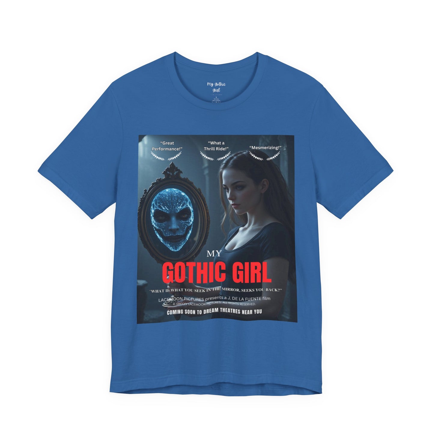 My Gothic Girl "Movie Poster" Graphic Tee – Gothic Streetwear, Whimsy Goth, Dark Poetry Alt Fashion