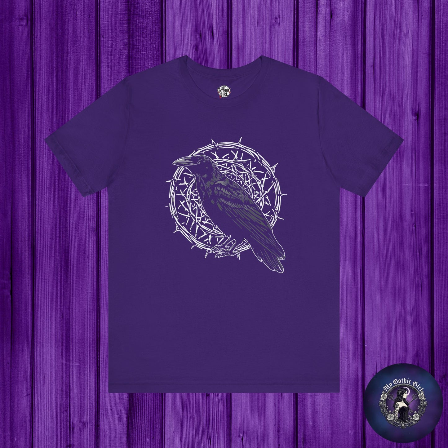 Thorn & Raven Gothic Graphic T-Shirt – Alt Aesthetic Poetic Goth Streetwear