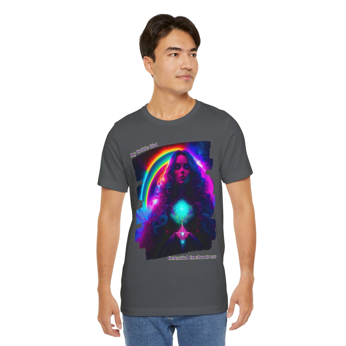 Celestial Enchantress Poetic Goth Graphic Tee – My Gothic Girl